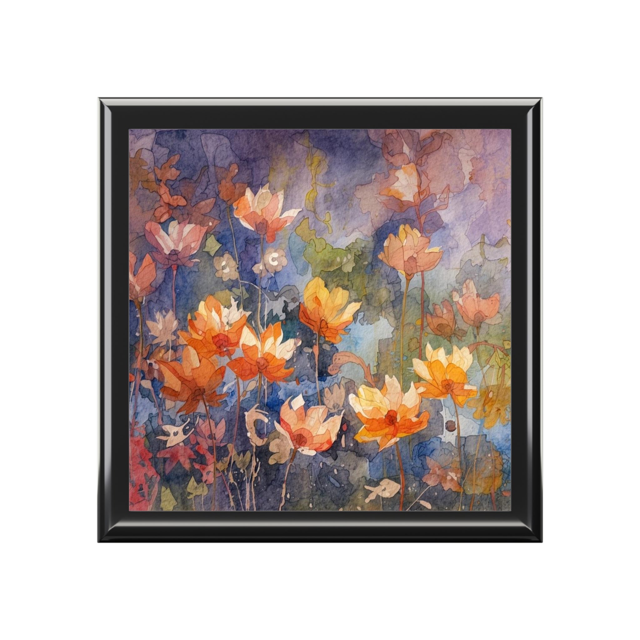 Floral Jewelry Box Keepsake Organizer For Her Home Decor - Rosetta Creative Boutique
